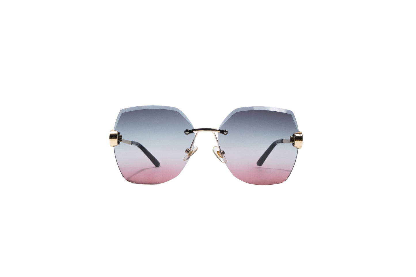 Q37B. Premium Rimless sunglass UV400 Retina protected cooling glass