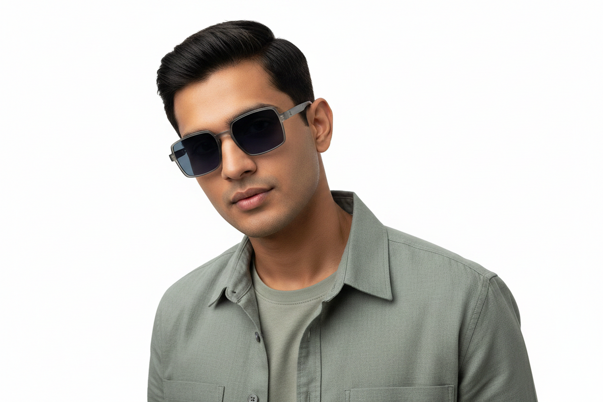 K148b. Men’s Celebrity sunglass UV400 Retina protected cooling glass
