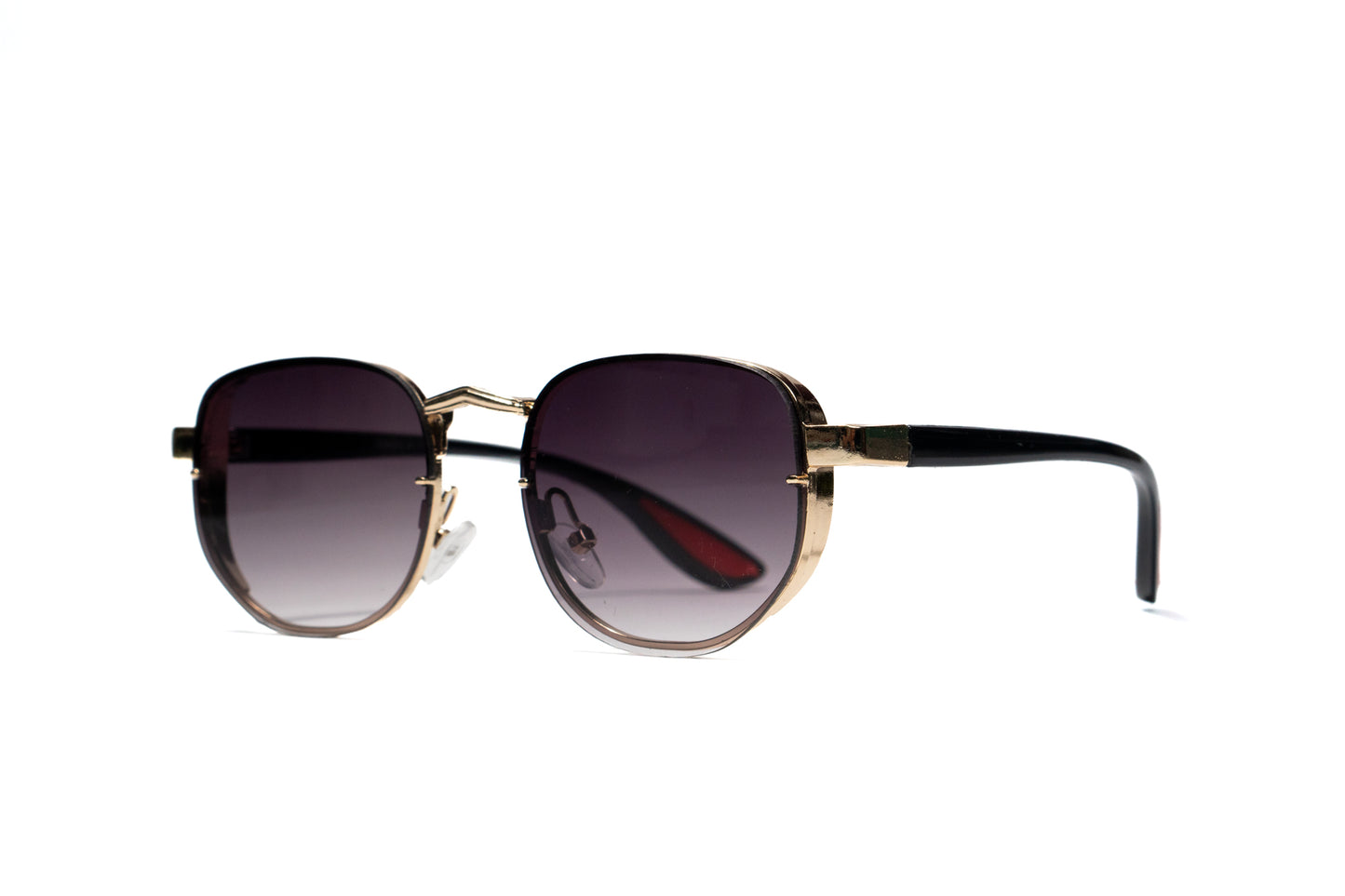 755. Men’s metal rimless Sunglass UV400 Retina protected cooling glass