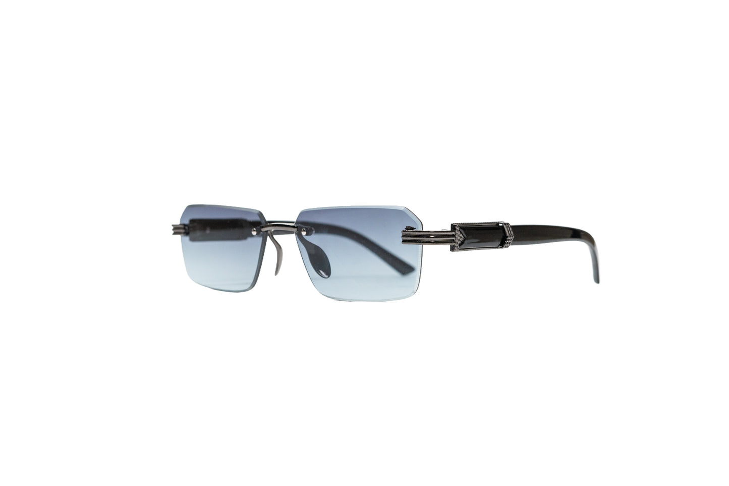 981. Unisex Rimless sunglass UV400 Retina protected cooling glass