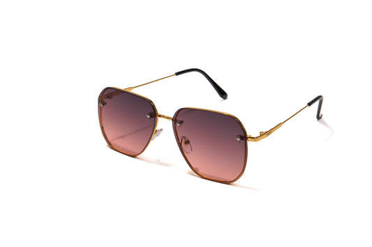610. Mens Celebrity metal body Rimless UV400 Retina protected cooling glass