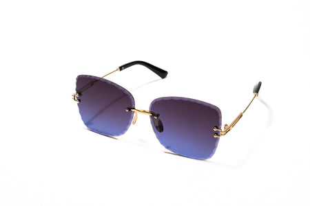 676. Celebrity Rimless diamond cut UV400 Retina protected cooling glass