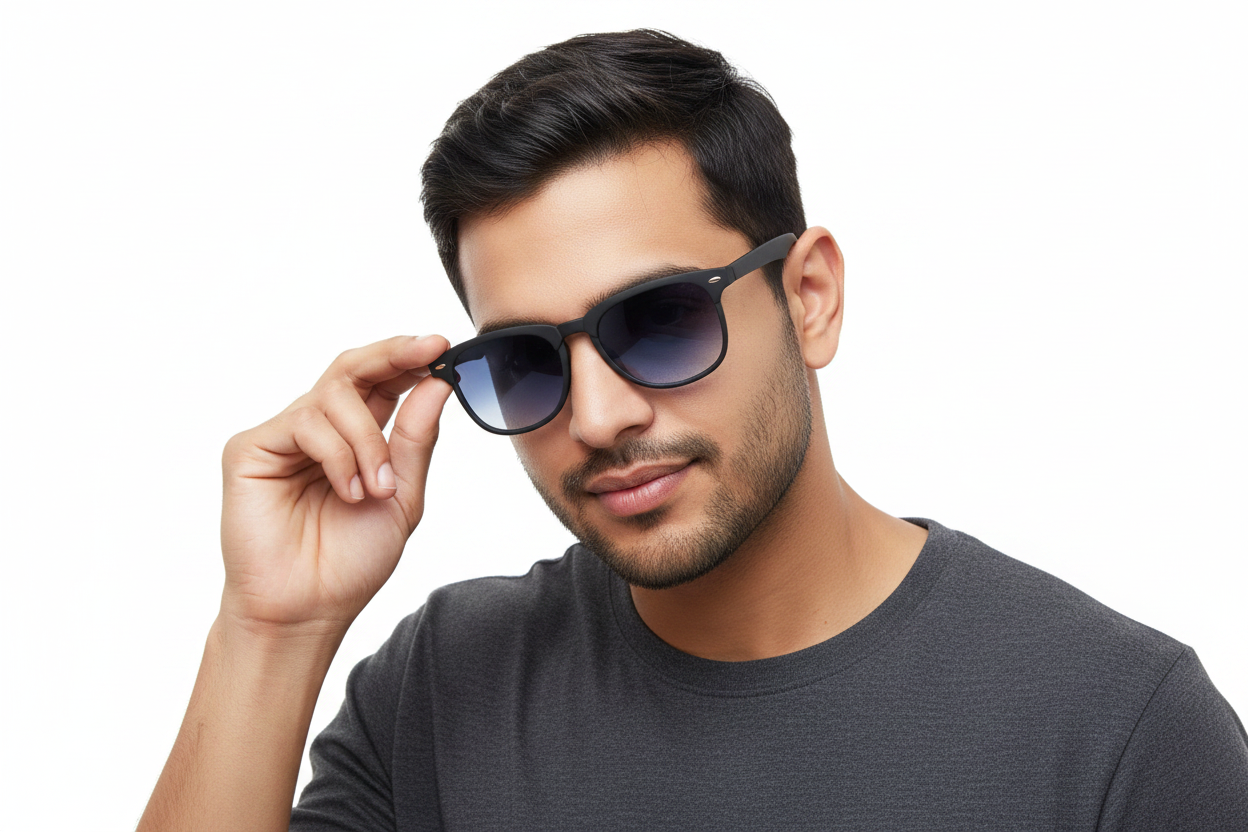 K96C. Men’s wayfarer Celebrity sunglass UV400 Retina protected cooling glass