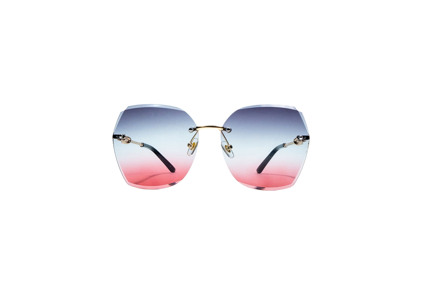 Q133E. Premium Rimless sunglass UV400 Retina protected cooling glass