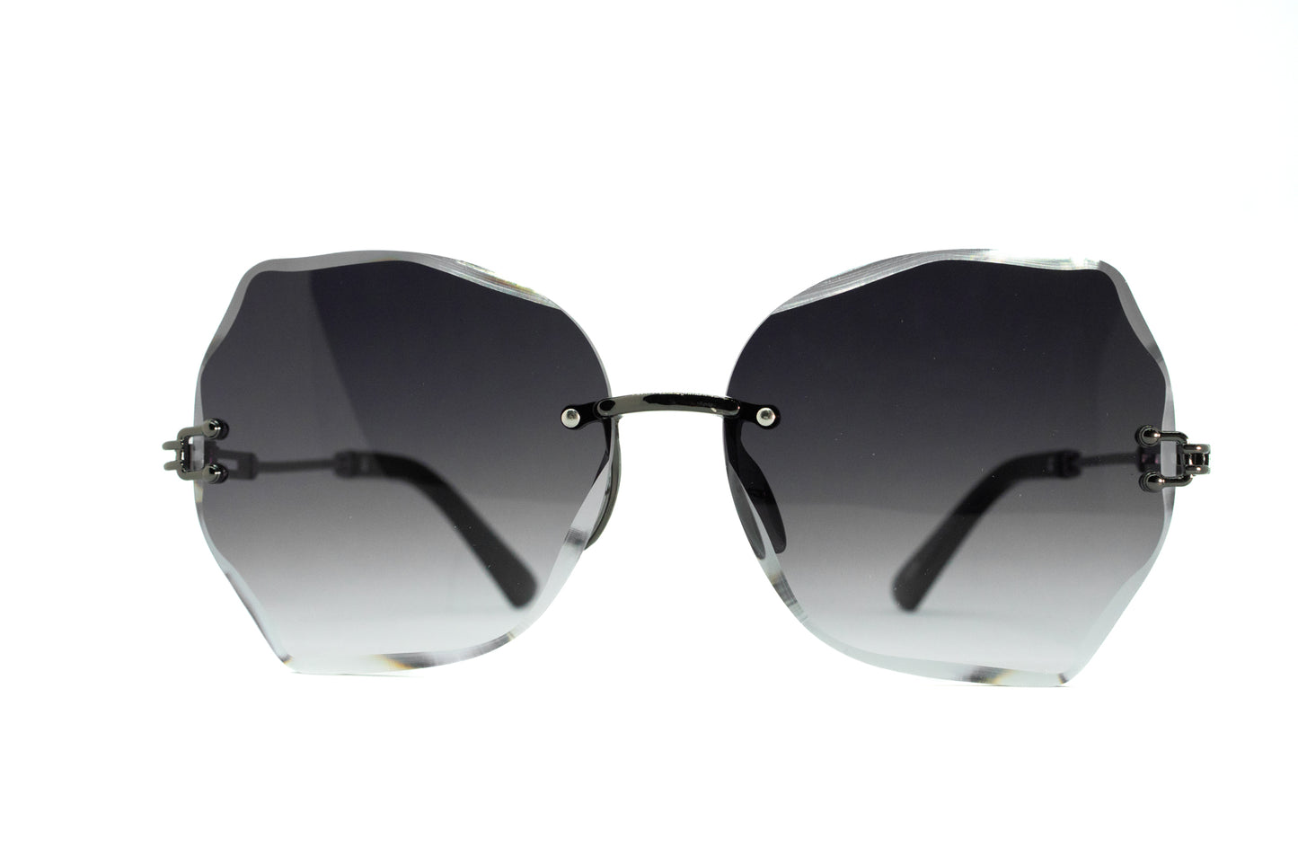 258. Celebrity Rimless diamond cut UV400 Retina protected cooling glass
