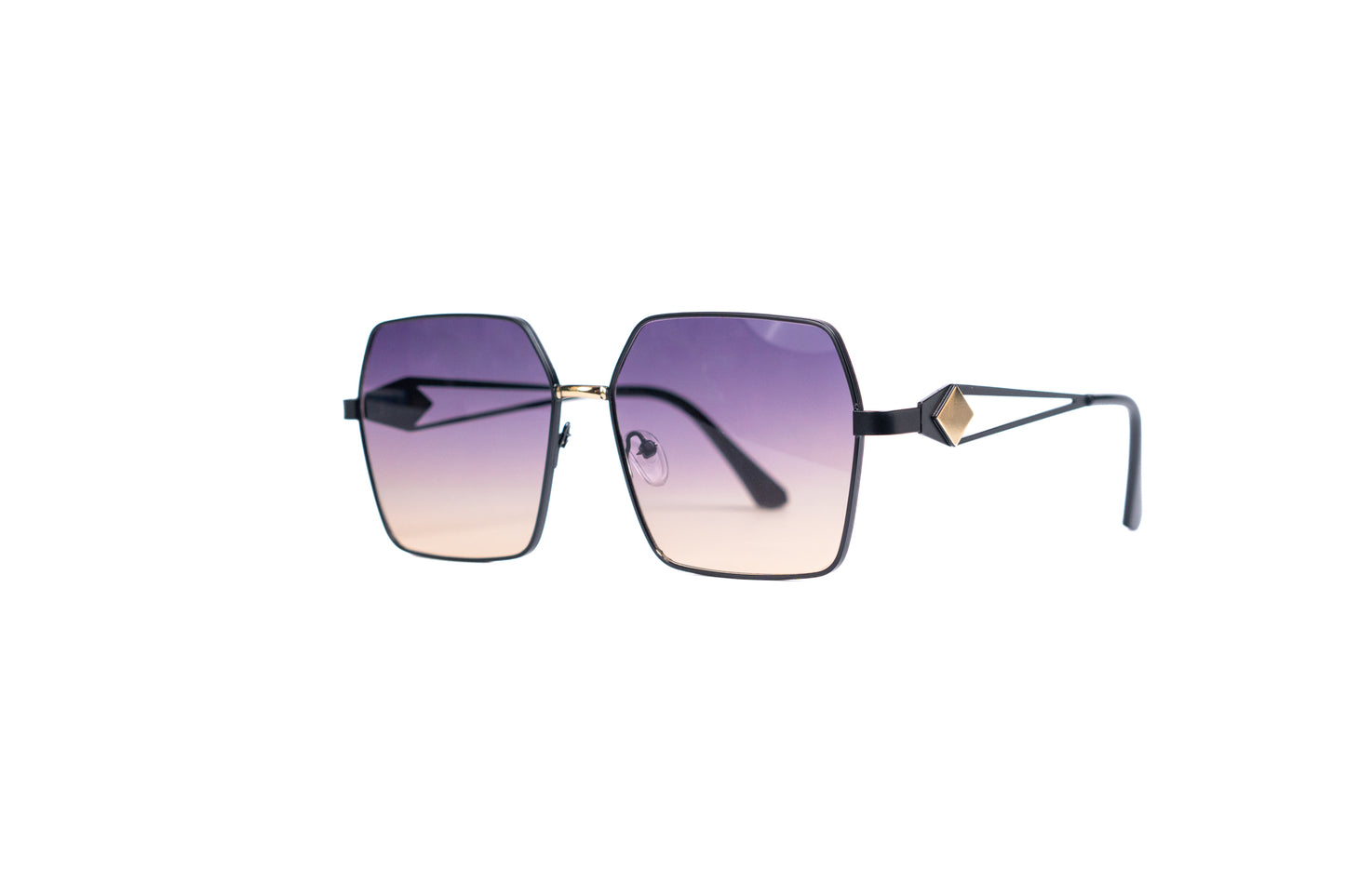 531.Dual Metal Luxury celebrity UV400 Retina protected colling glass