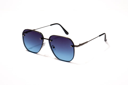 619. Mens Celebrity metal body Rimless UV400 Retina protected cooling glass