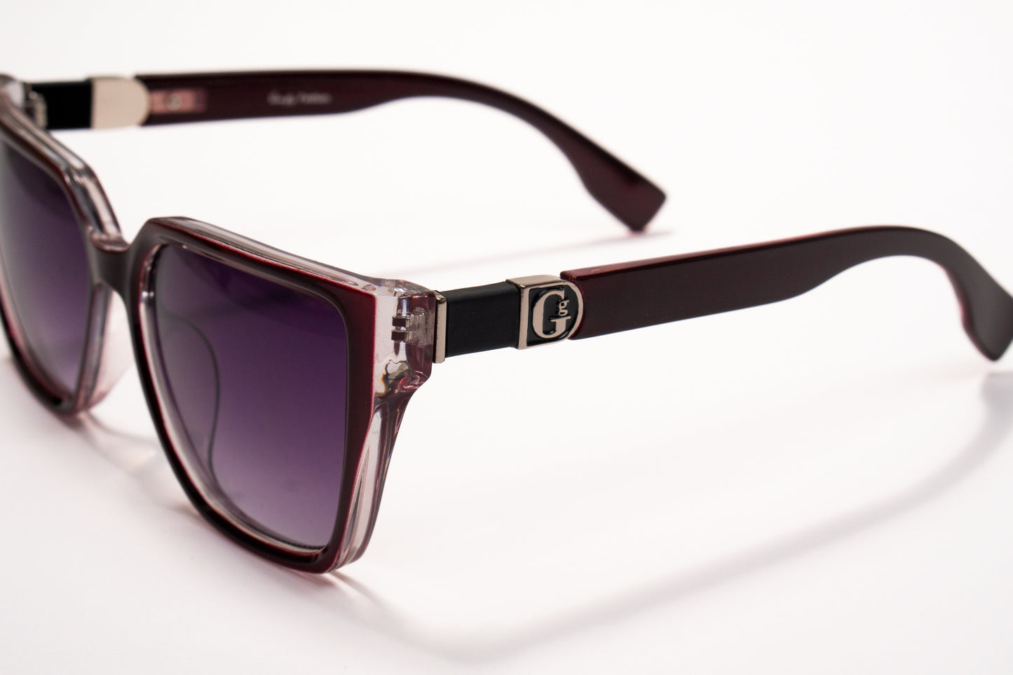 538. Square premium marron Celebrity UV400 Retina protected cooling glass