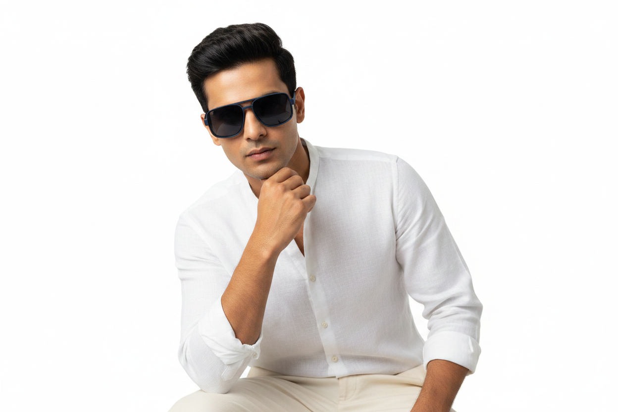 K142f. Men’s Celebrity sunglass UV400 Retina protected cooling glass