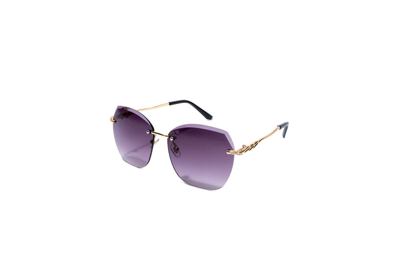 Q38a. Premium Rimless sunglass UV400 Retina protected cooling glass