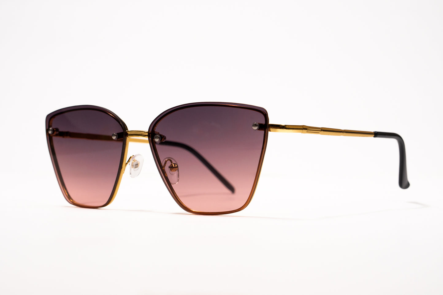 509. Celebrity metal body Rimless UV400 Retina protected cooling glass