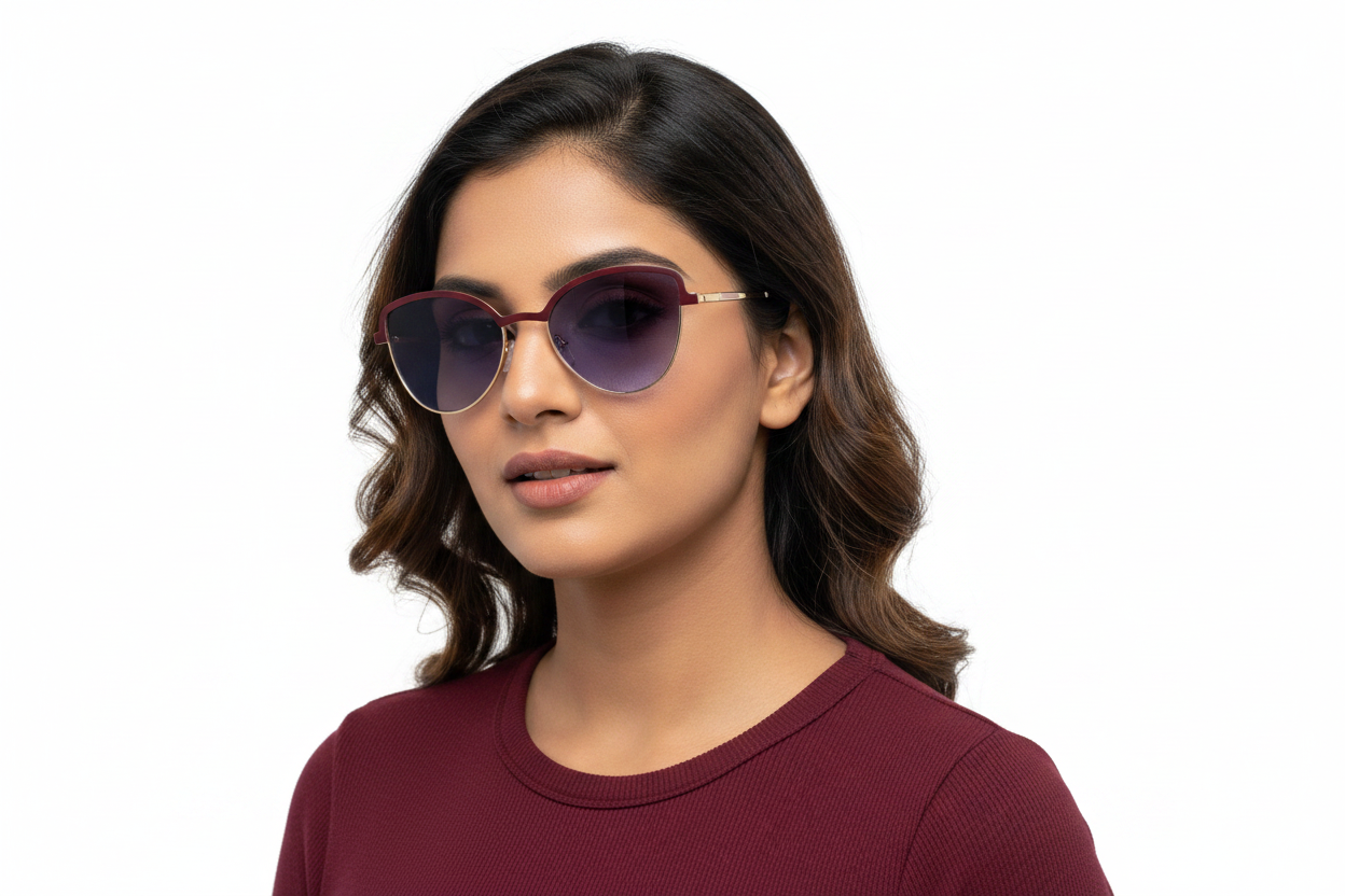 Q264. Exclusive metal sunglass UV400 Retina protected cooling glass