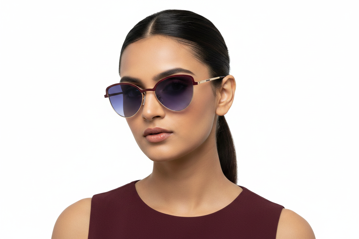 Q264. Exclusive metal sunglass UV400 Retina protected cooling glass