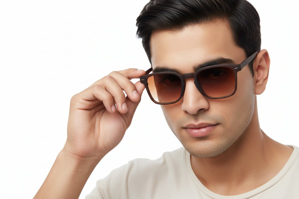 K165a. Men’s Celebrity sunglass UV400 Retina protected cooling glass