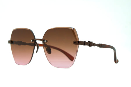 321. Celebrity Rimless diamond cut UV400 Retina protected cooling glass