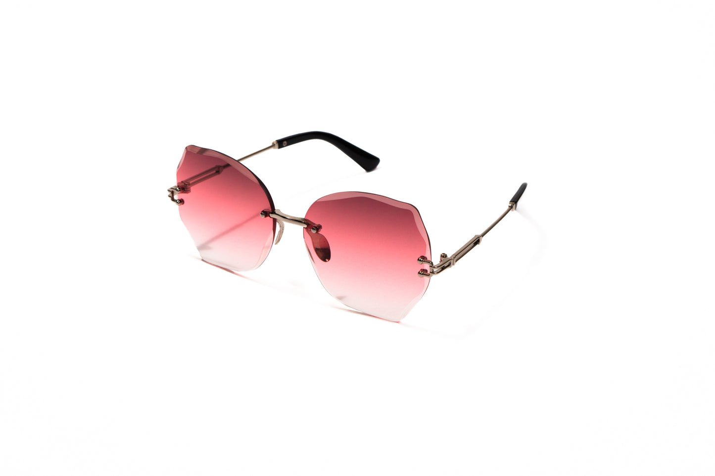 692. Celebrity Rimless diamond cut UV400 Retina protected cooling glass