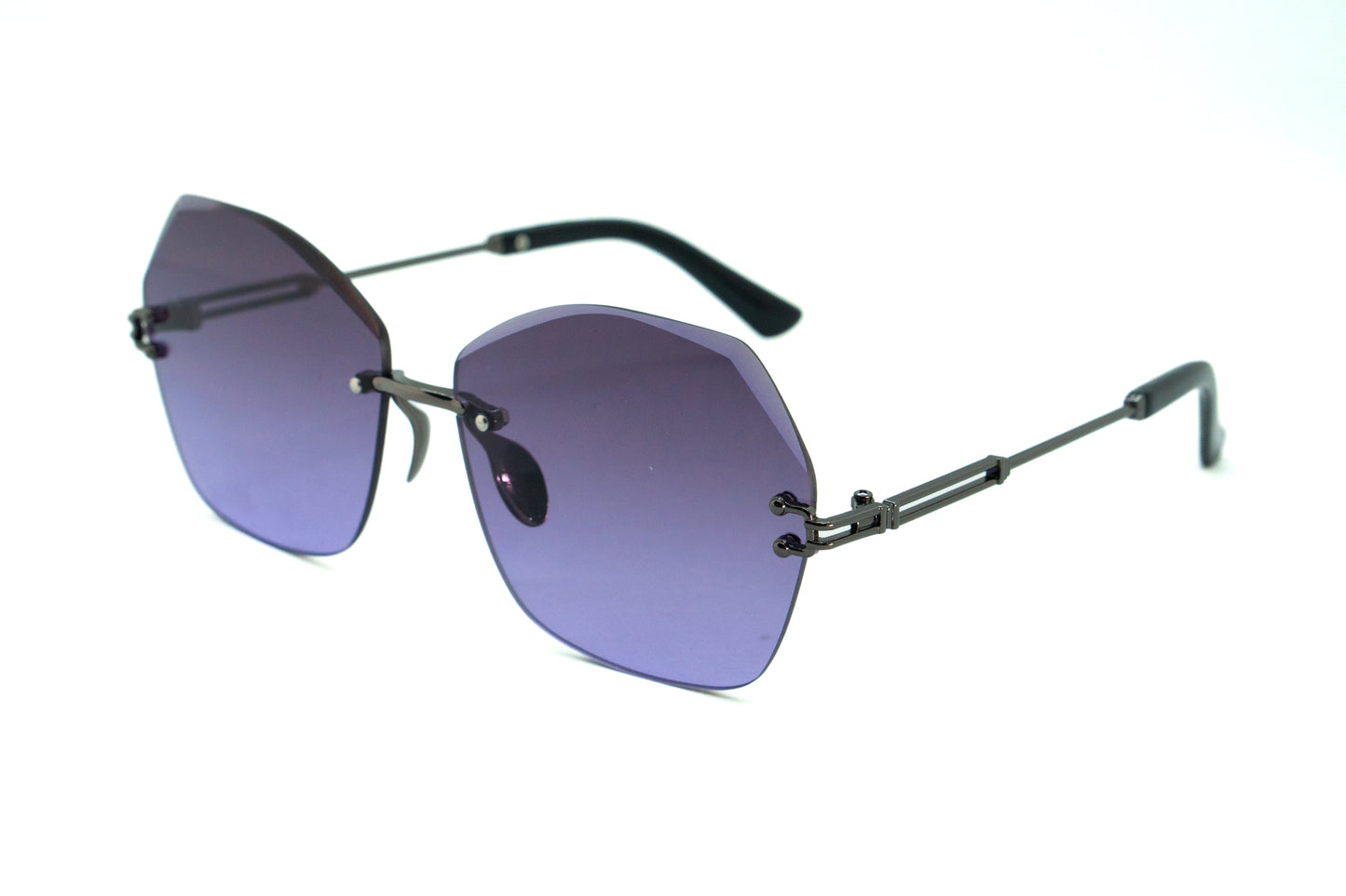 350. Celebrity Rimless diamond cut UV400 Retina protected cooling glass