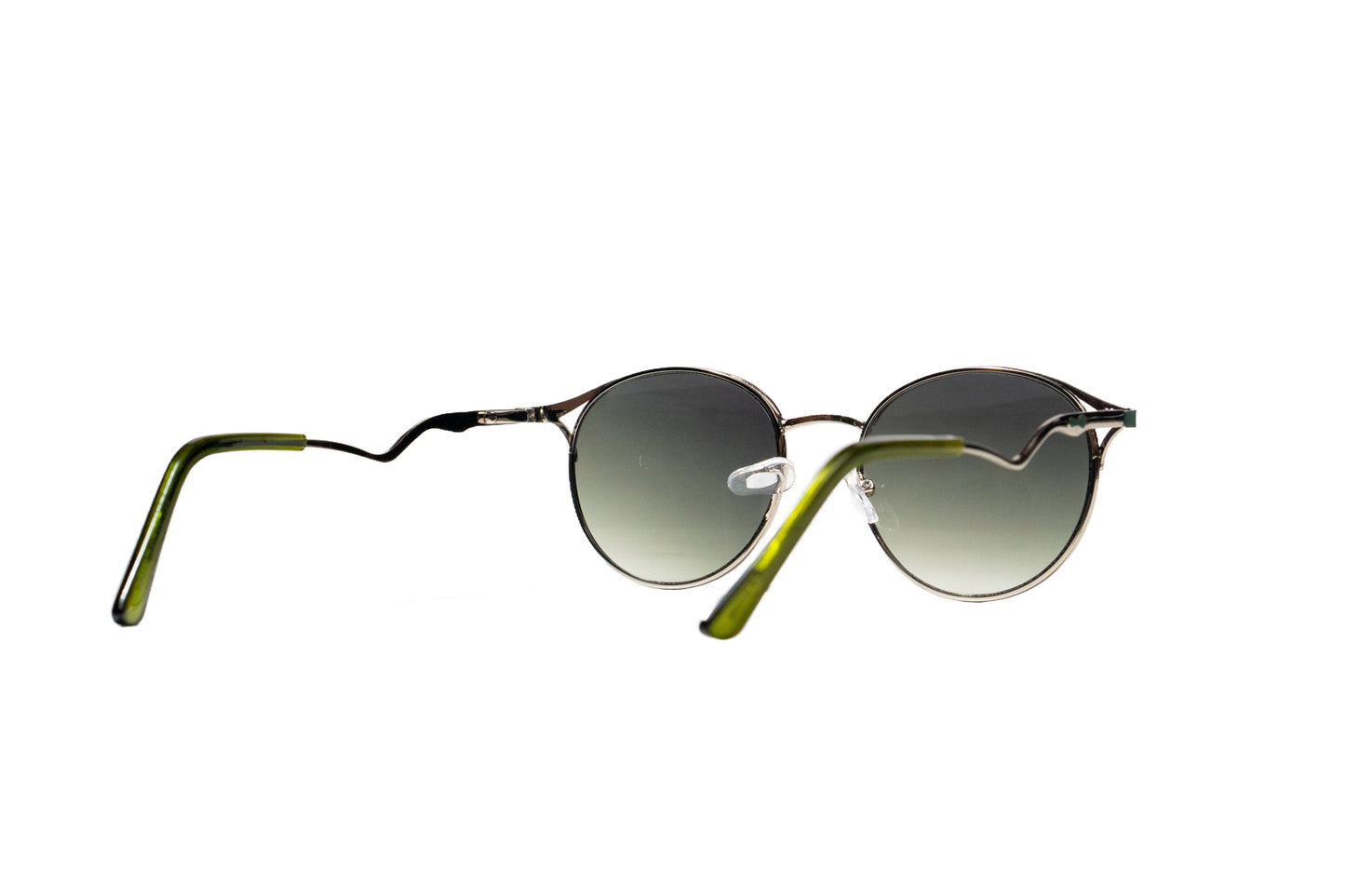 832. Premium lightweight round metal sunglass UV400 Retina protected cooling glass