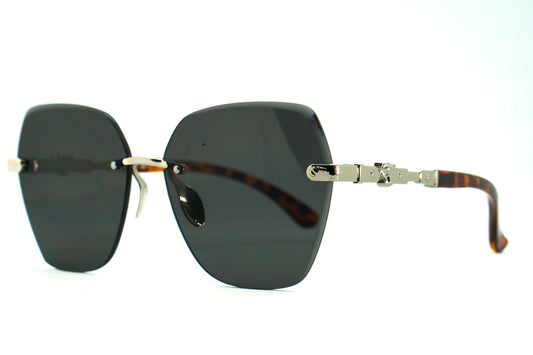 317. Celebrity Rimless diamond cut UV400 Retina protected cooling glass