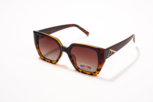 624. Hexagon polarized luxe animal Celebrity UV400 Retina protected cooling glass