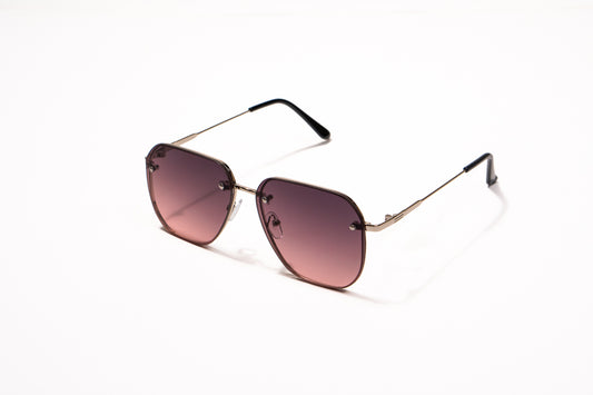 617. Mens Celebrity metal body Rimless UV400 Retina protected cooling glass
