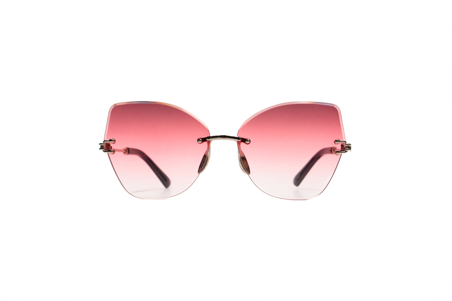 644. Celebrity Rimless diamond cut UV400 Retina protected cooling glass